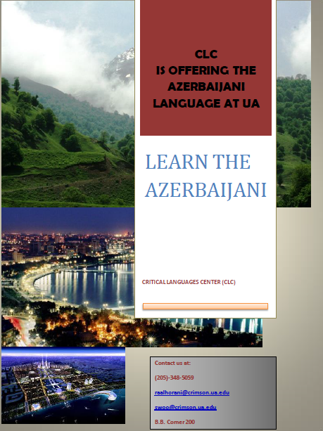 Learn Aserbaijani flyer