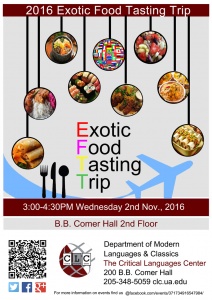 Exotic Food Tasting Trip Poster